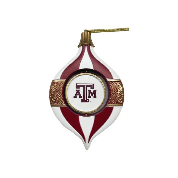 Texas A&M Spinning Bulb Ornament