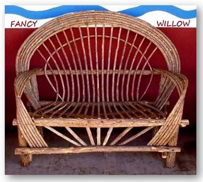 Auberge Country Home Décor: Tubac Lodge Loveseat - Handcrafted Pool and Patio Furniture