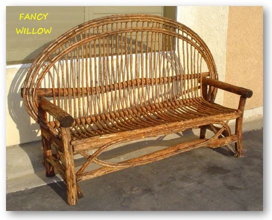 Auberge Country Home Décor: Tahoe Rio Grande Lodge Bench, 76" Long - Handcrafted Pool and Patio Furniture