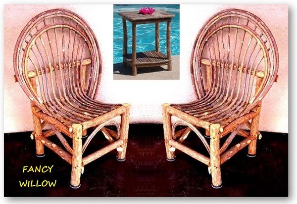 Pebble Beach Home Décor: Tahoe Playa Poolside Set, 3 Pieces - Handcrafted Pool and Patio Furniture