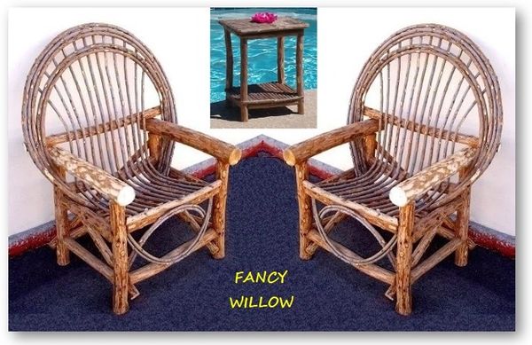 Pebble Beach Home Décor: Tahoe Farmhouse Set, 3 Pieces - Handcrafted Pool and Patio Furniture