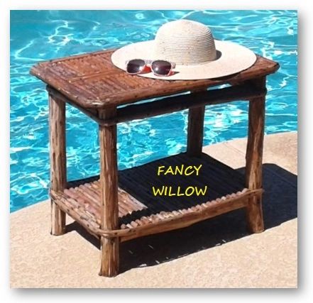 High Pointe Country Home Décor: Tahoe Resort Patio Table - Handcrafted Pool and Patio Furniture