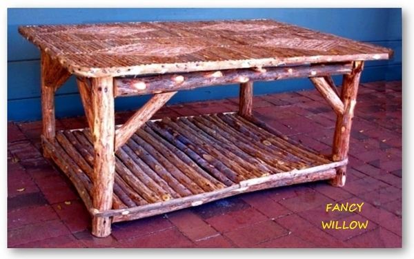 High Pointe Country Home Décor: Teton Resort Coffee Table - Handcrafted Pool and Patio Furniture