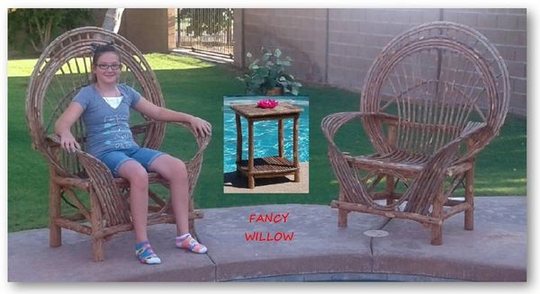 Pebble Beach Home Décor: Tucson Poolside Set, 3 Pieces - Handcrafted Pool and Patio Furniture