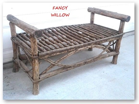Auberge Country Home Décor: Calamity Jane Bench - Handcrafted Pool and Patio Furniture