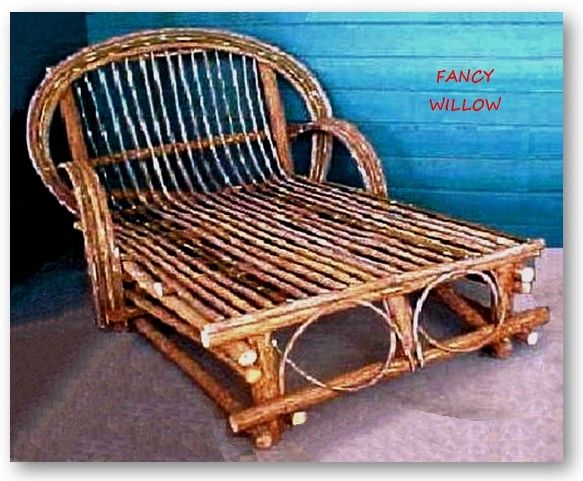 Sun Valley Country Home Décor: Frontier Beach Lover's Chaise Longue - Handcrafted Pool and Patio Furniture