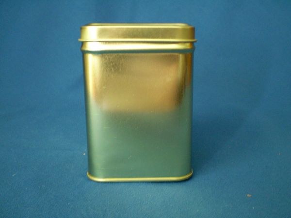 100 gram square tin Gold