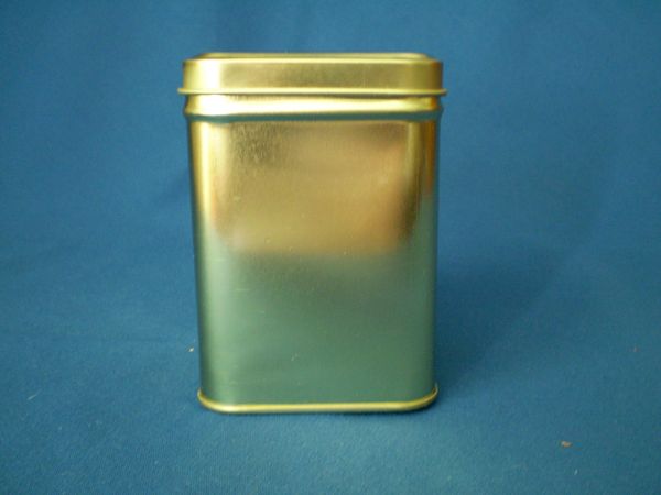 50 gram square tin Silver