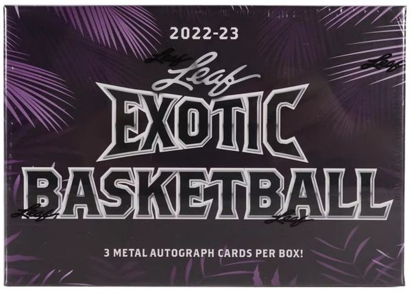 2022-23 Leaf Exotic Basketball Box
