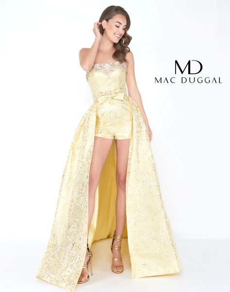 Mac duggal hot sale romper dress