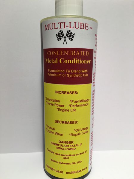 Metal Lube Anti-Friction Engine Treatment 8 Oz