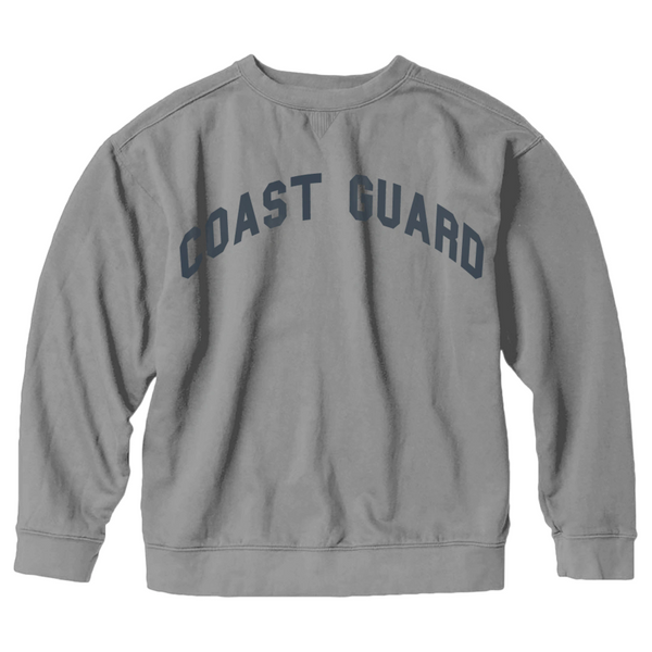 coast guard crew neck sweatshirt