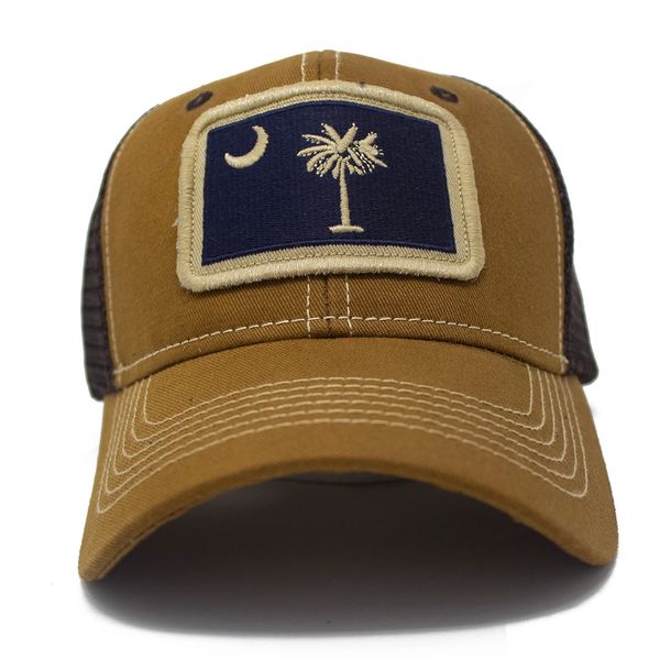 South Carolina State Flag Structured Hat Tobacco Brown | S.L. Revival ...