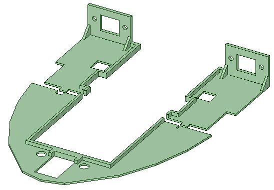 FX-61 Phantom Main Tray w/ RJ45 Mounts