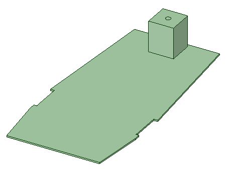 FX-61 Phantom Battery Tray w/ Bungee Hook Post