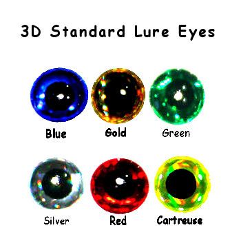  Sanhu 3D Fish Lure Eyes 6mm Red 600 Pieces : Sports