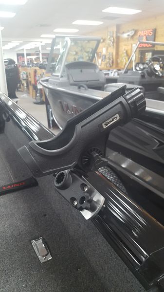 6x ROD HOLDER TRACKER BOAT VERSATRACK with CANNON ROD HOLDER INSTALLED