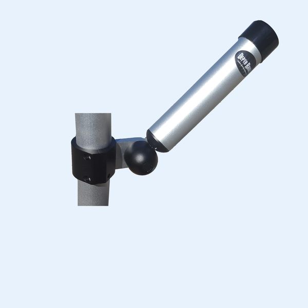 Clamp-On One Hand Adjustable Rod Holder