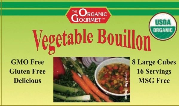 Organic Vegetable Bouillon Organic Vegan Gourmet Bouillon