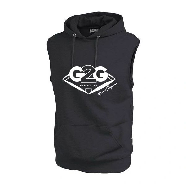 LOGO hooded sleeveless sweatshirt ABX110