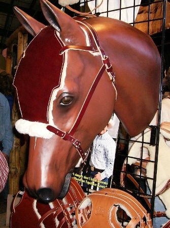 halter display mannequin Bridle Buddy Life Size Quarter Horse Head 
