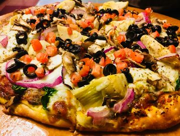 Vegetarian Gourmet Pizza