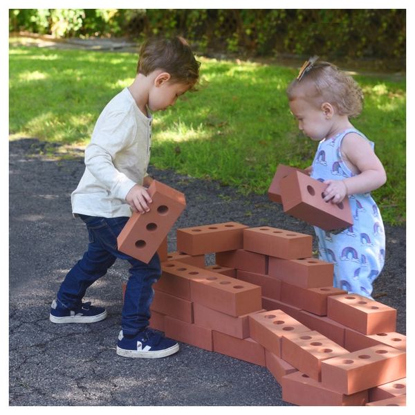 Buy Foam Brick Building Block Set - Actual Brick Size, for Construction and  Stacking (Set of 25) at S&S Worldwide