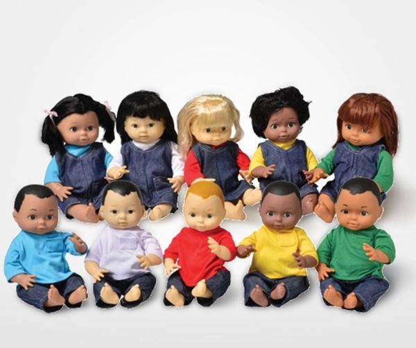 Multicultural sales baby dolls