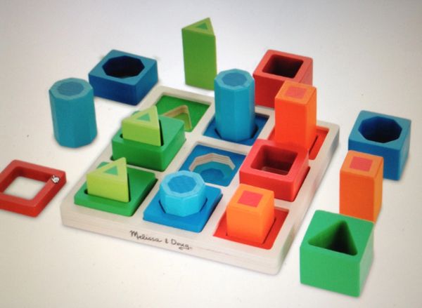 Melissa and doug shape sequence hot sale sorting set