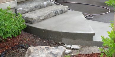 plain concrete