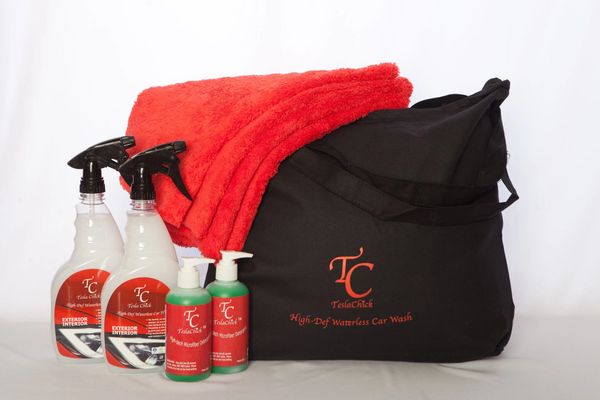 Tesla Cleaning Products and Car Wash Kits