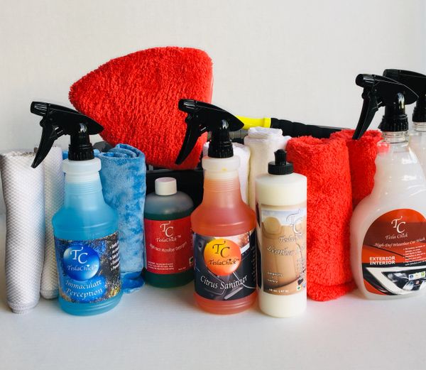 Tesla Cleaning Products And Car Wash Kits