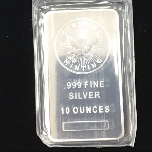 Ten Ounce Silver Bars