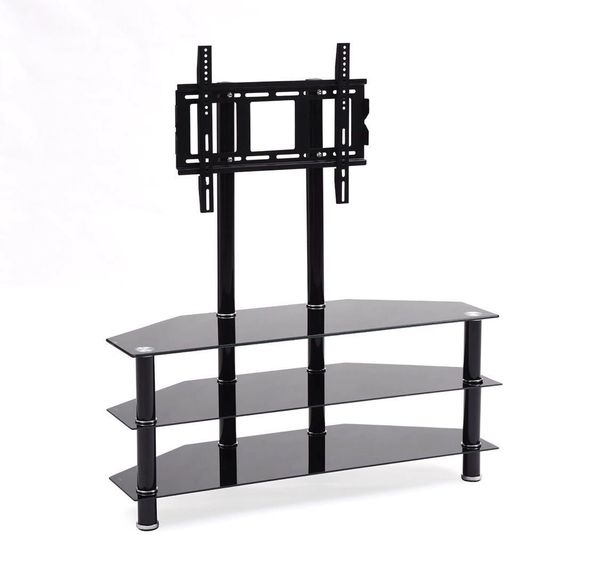 803 BLACK GLASS TV STAND!!! Discount Furniture Atlanta Sectionals 499+