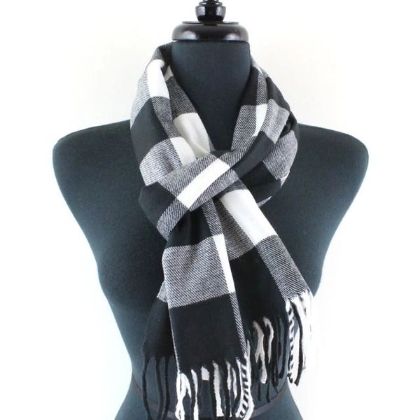 Black & White Scarf | BroZacBling & Things, Inc.