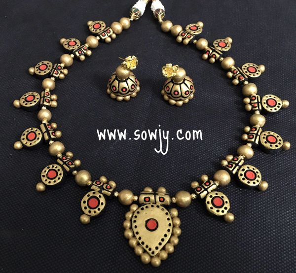 Grand Terracotta Golden Haaram But Smaller Version For Kids!!!!