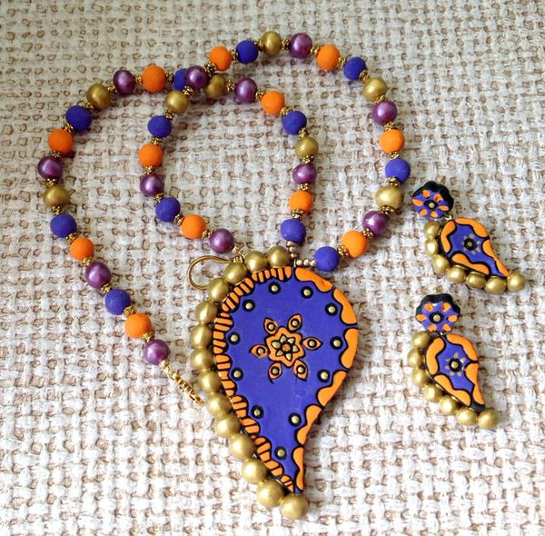 Blue and Orange Terracotta Set!!!