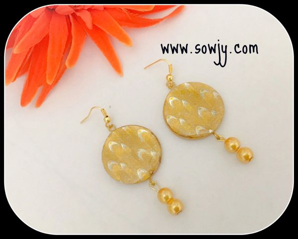 Golden Simple Designer Earrings!!!!