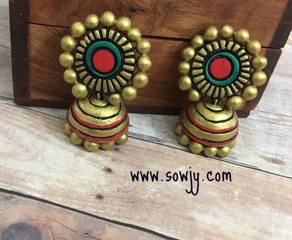 Clay jhumkas on sale