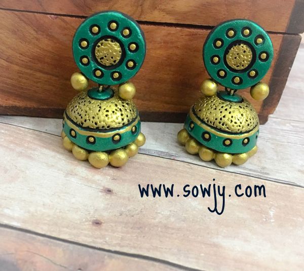 Terracotta jhumkas online shopping discount