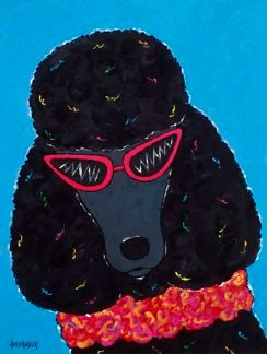 Sassy Diva - Black Poodle