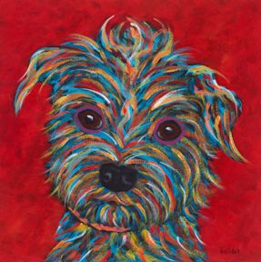 It's All About Me, Terrier - Metal Print, SIZE 10" sq