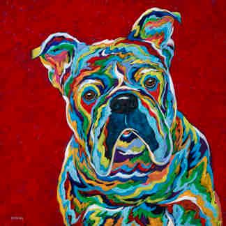 You've Gotta Be Kidding! - English Bulldog METAL PRINT SIZE 12" X 12"