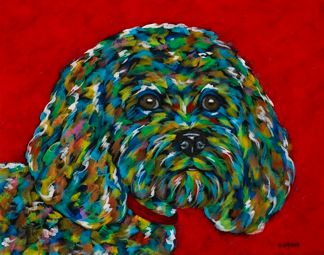 What Do You Think? - Cockapoo METAL PRINT Size 11" x 14"