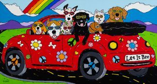 Let It Bee - Beagle, Bulldog, Great Dane, Chihuahua, Labrador, Dachshund, Golden Retriever, West Highland Terrier