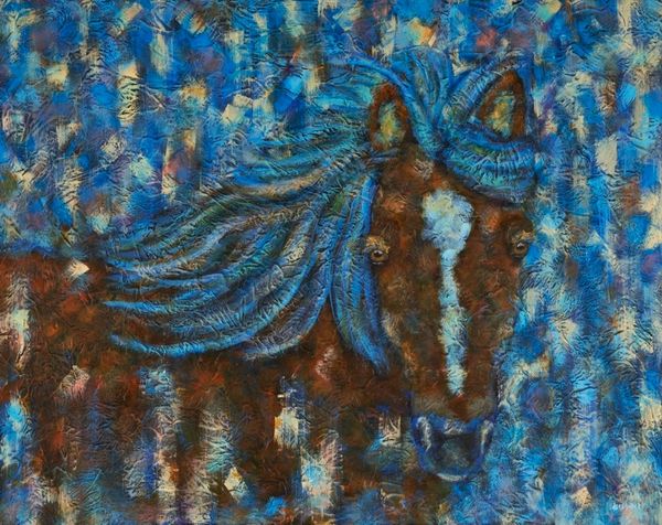Freedom - Horse METAL PRINT SIZE 24" X 30"