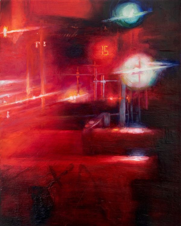 "Fifteen" 14" X 11" Oil on Panel. 2018.