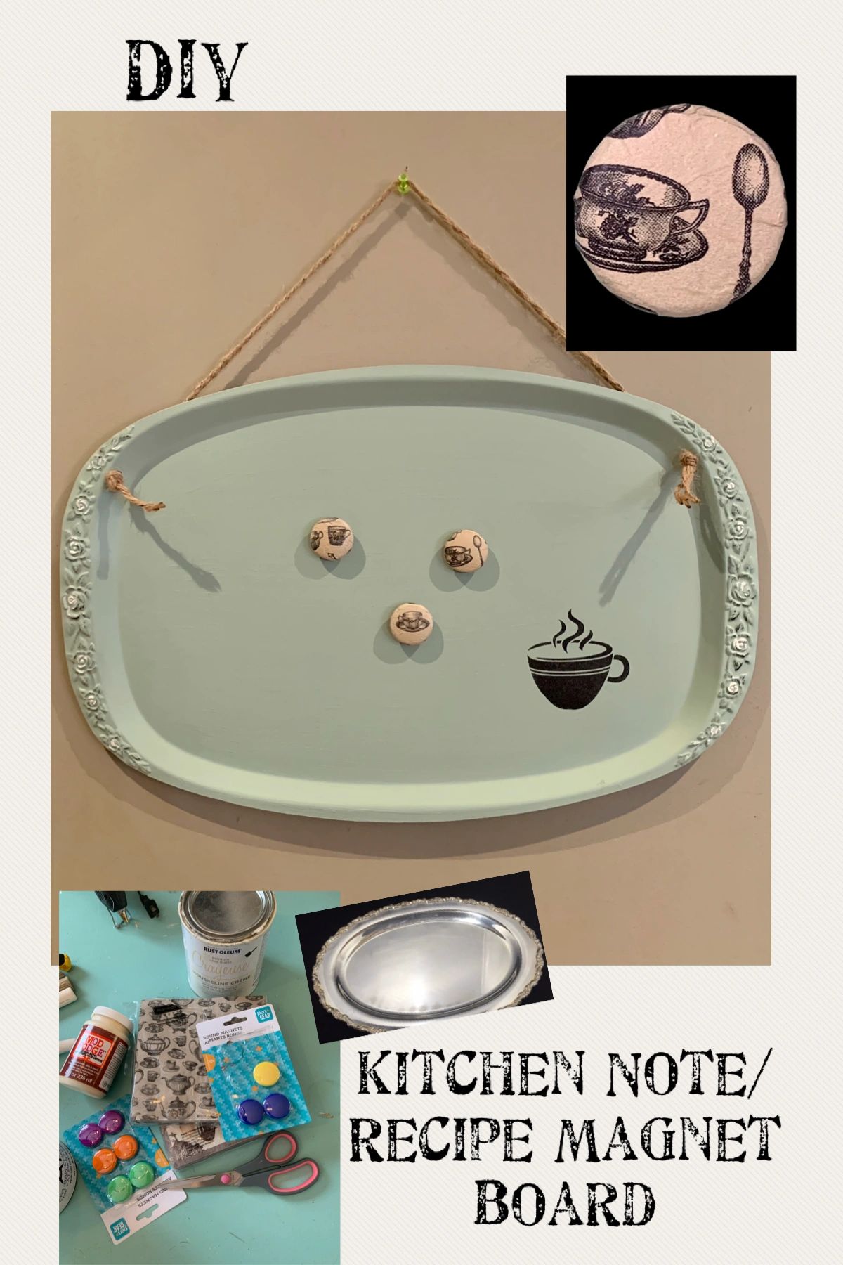 Magnet Kitchen Recipe/Note Board