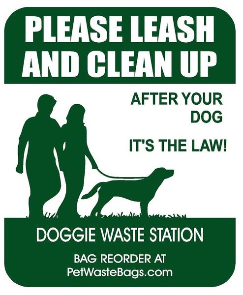 Dog Waste Signs