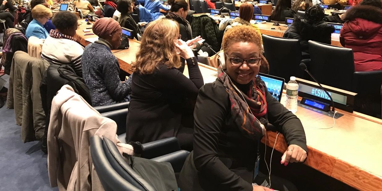 2019.  Town Hall with Secretary-General António Guterres.  United Nations Headquarters, NY, CSW 63.